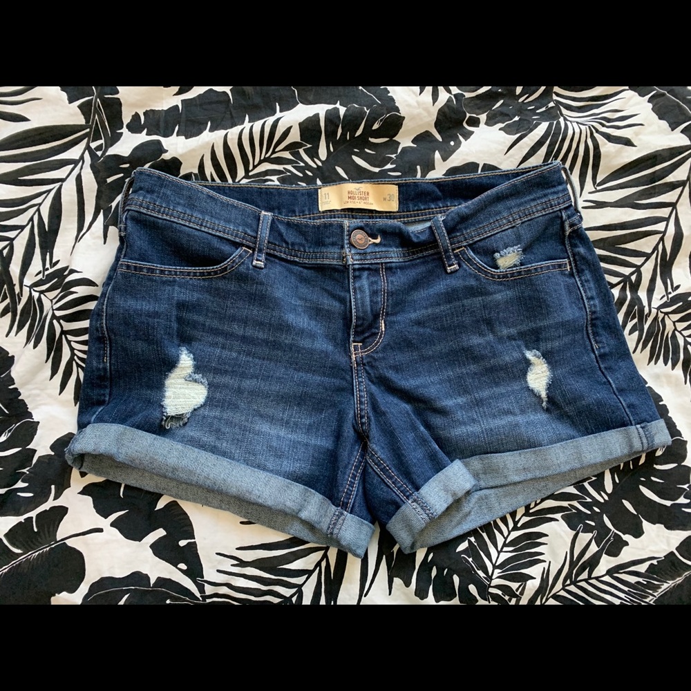 Denim shorts